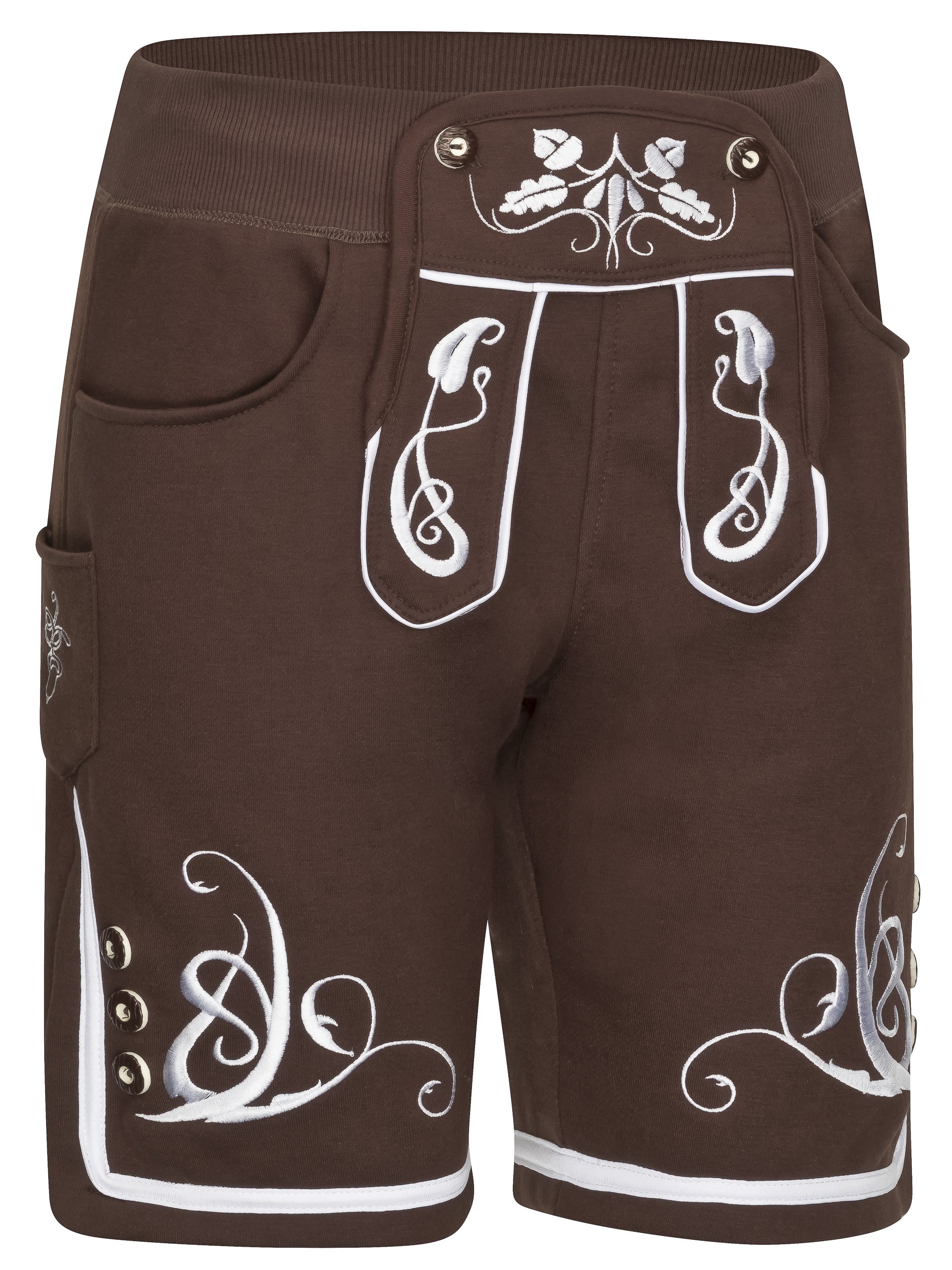 Lederhosen da Jogging da Uomo - Pantaloni da Jogging Ricamati - Trachtenhose Oktoberfest - Schöneberger Trachtenlederhose