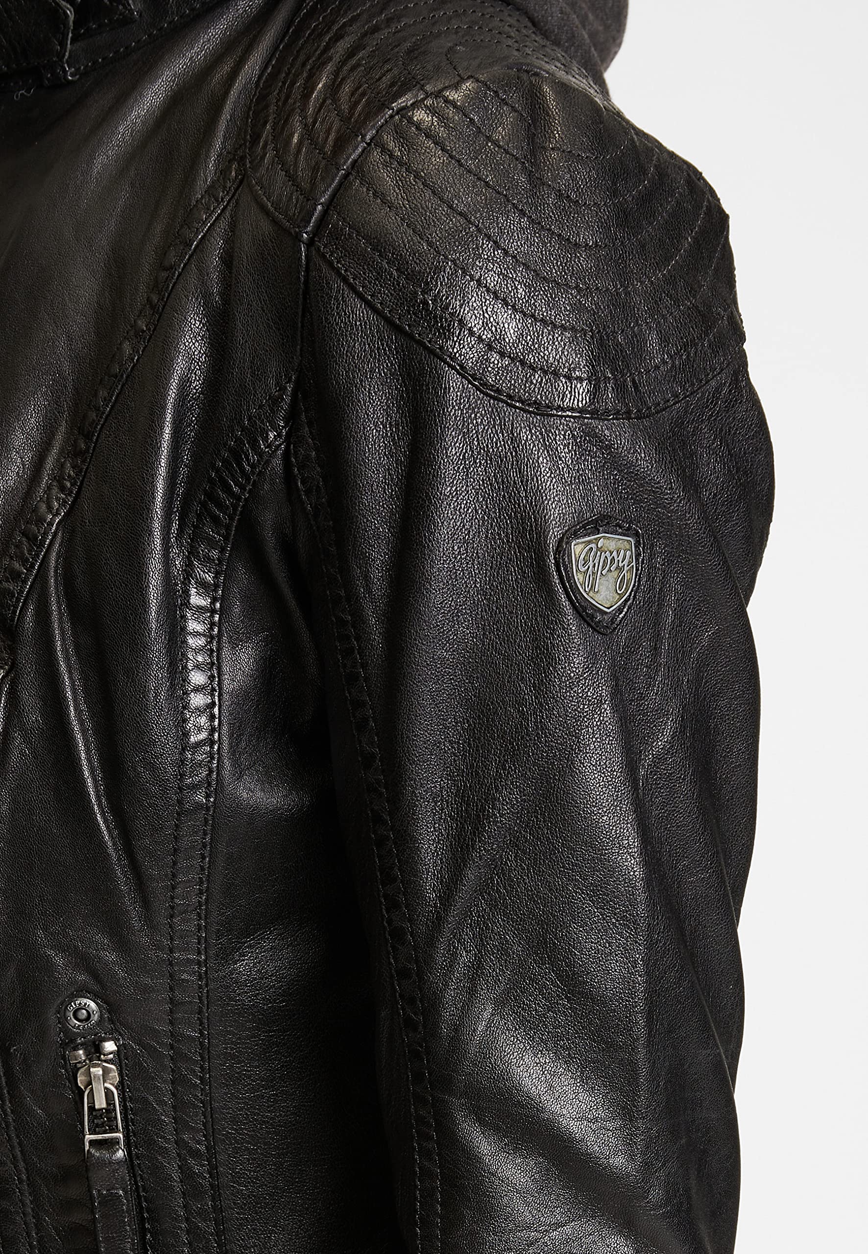Mauritius Cacey LEGV Frauen Lederjacke schwarz Basics, Biker, Casual Wear