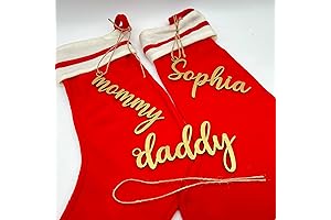 Personalized Christmas Stockings with Name Tags: A Festive Touch to Your Holiday Décor