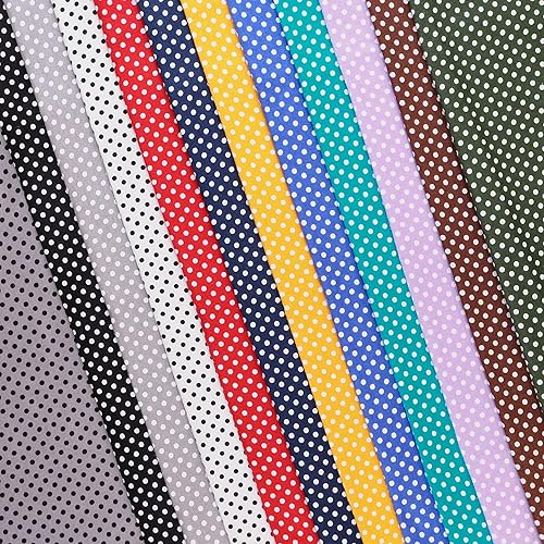 Miniatura 3 de Mook Fabrics Franela PRT Polka Dot, corte blanconegro por The Yard