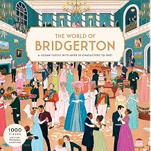The World of Bridgerton 1000 Piece Puzzle A 1000-Piece Jigsaw Puzzle with Over 30 Characters to Spot