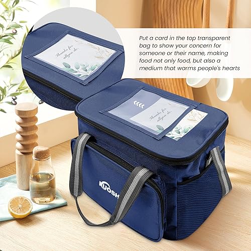 Miniatura 7 de Lonchera térmica de 14 litros para hombres y mujeres, a prueba de fugas, con forro duro y bolsa suave, lonchera grande reutilizable para el trabajo,