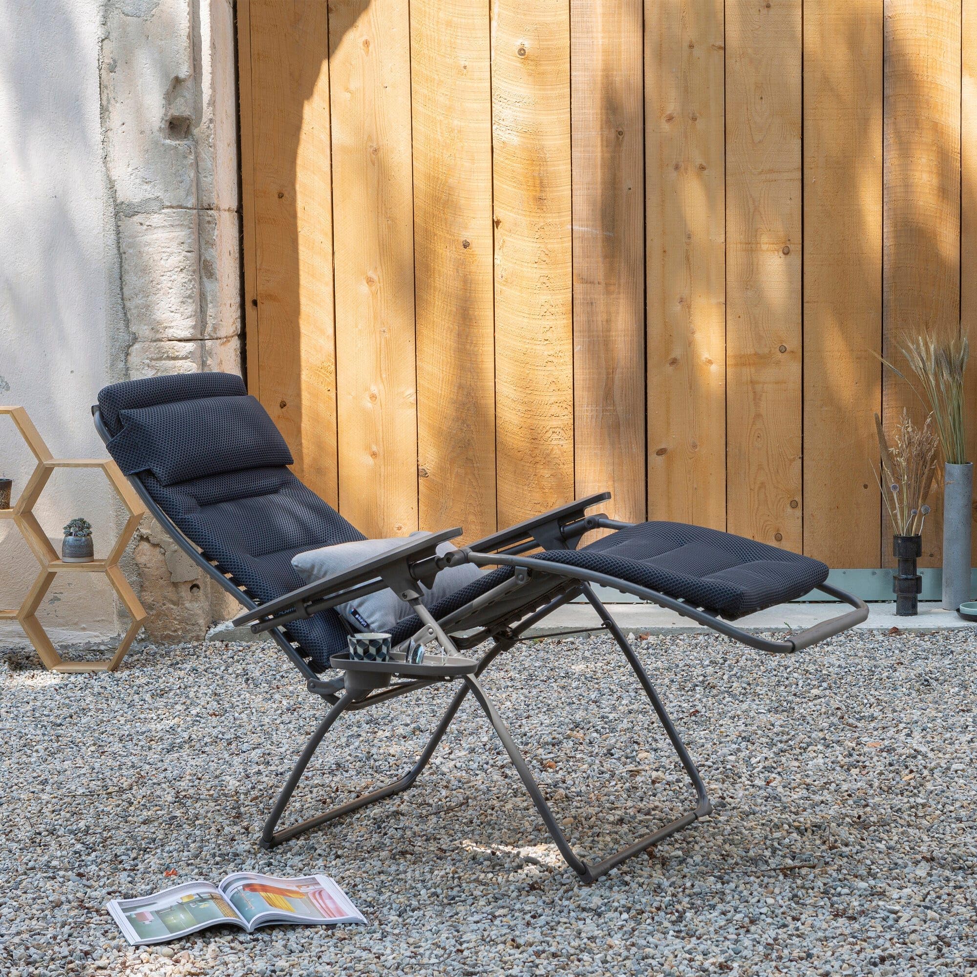 Lafuma - Fauteuil Pliant matelassé Zéro Gravité