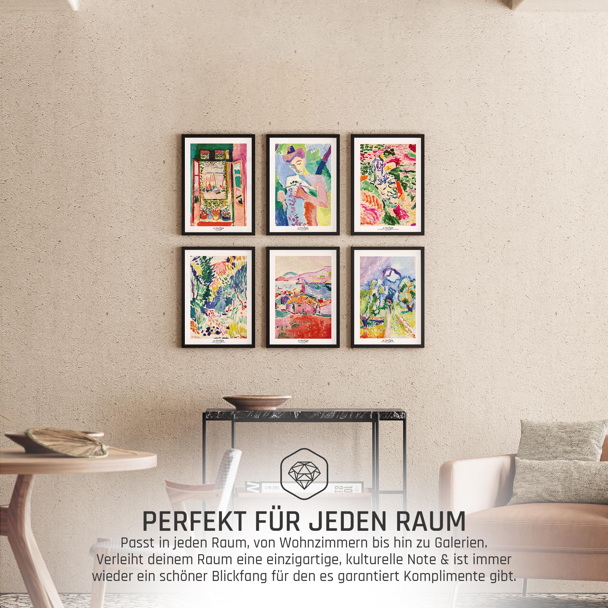Lot De 3 Affiches D'art Henri Matisse - Déco Murale Bureau/salon - Format A2/A3/A4 Au Choix - Reproduction Sous Licence