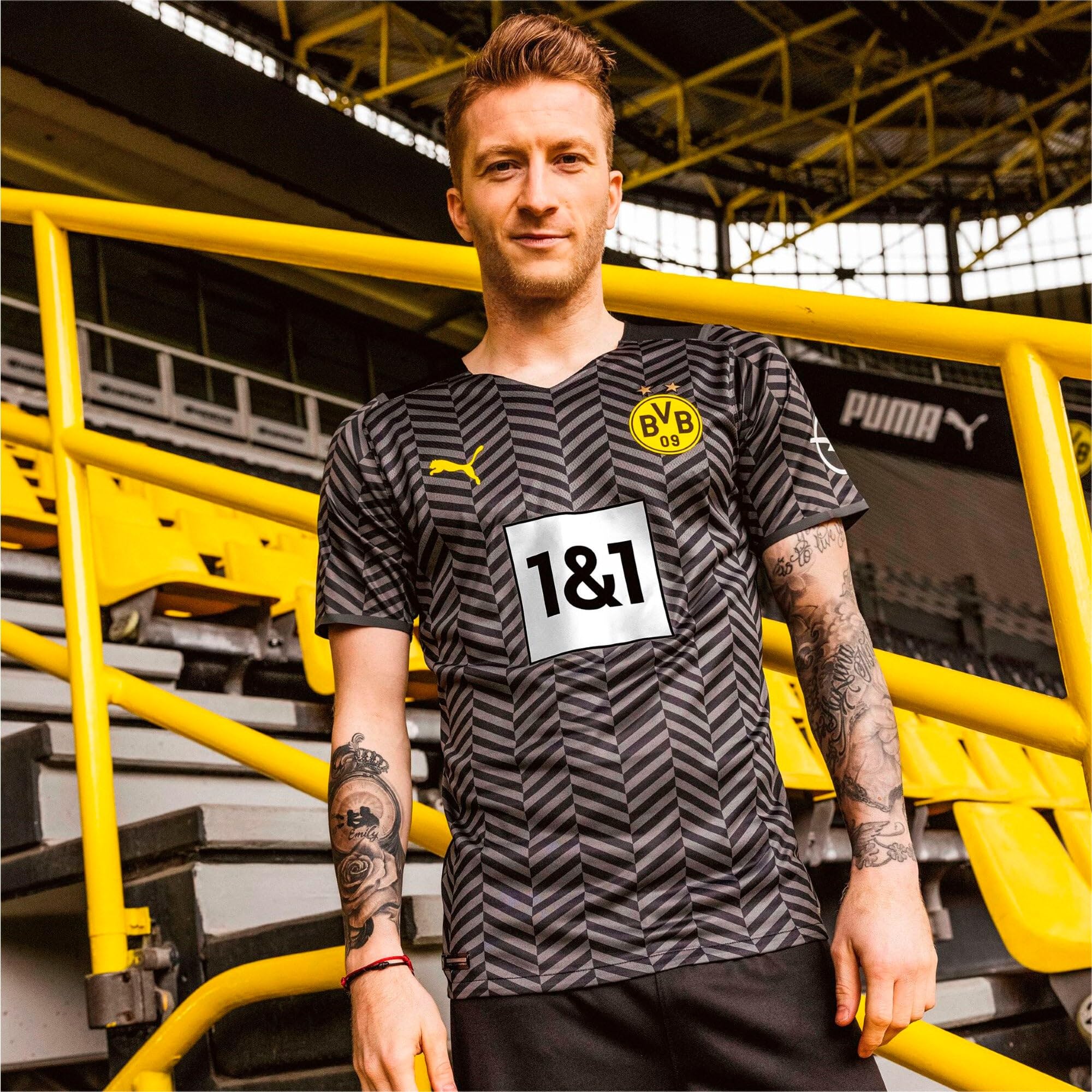 Borussia Dortmund, Trikot Herren, Saison 2021/22, Auswärtstrikot