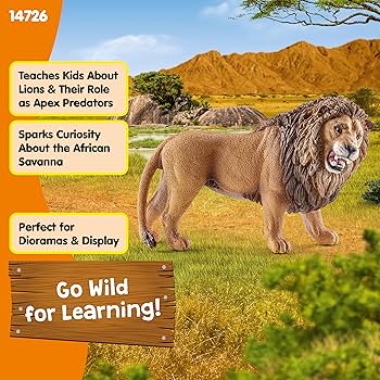 Amazon.co.jp: シュライヒ ワイルドライフ ライオン (吠える