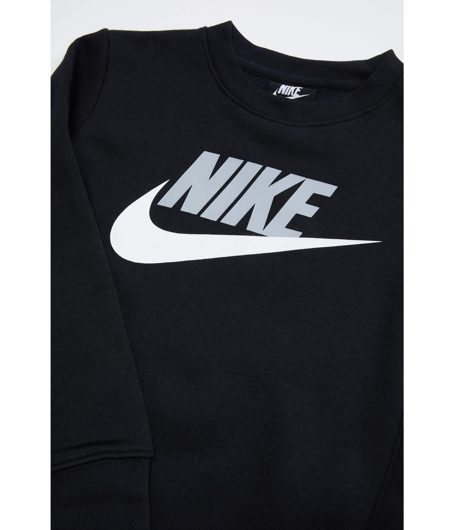 Nike Felpa Junior Art. 86G705 BlackWhtGri Junior MOD. 86G705 6-7A