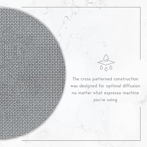Miniatura 7 de Evergreen Café - Pantalla de disco espresso  Pantalla de ducha de contacto  Acero inoxidable 304 profesional  0.067 in de grosor  (2.008 in)