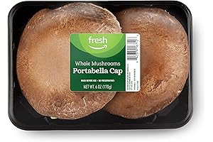 Amazon Fresh Organic Portobello Mushroom Caps