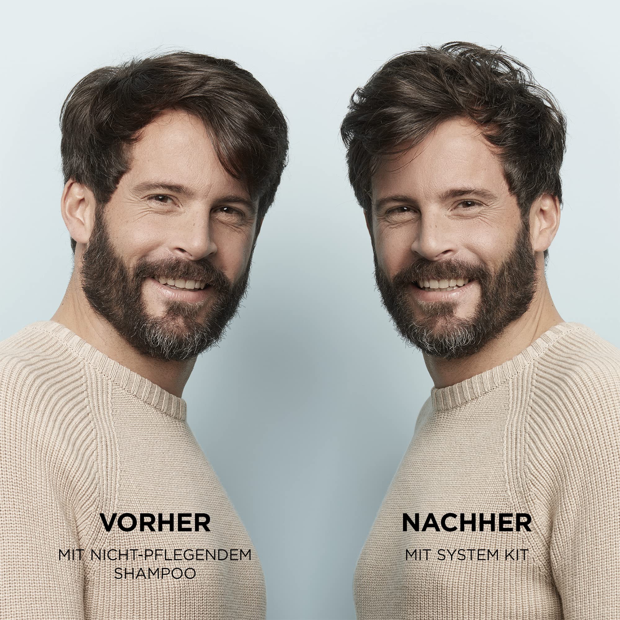 NIOXIN System 1 Starter-Set – Shampoo, Haarspülung und Kopfhaut Serum für naturbelassenes, dezent dünner werdendes Haar – gegen Haarausfall durch Haarbruch und für mehr Widerstandskraft