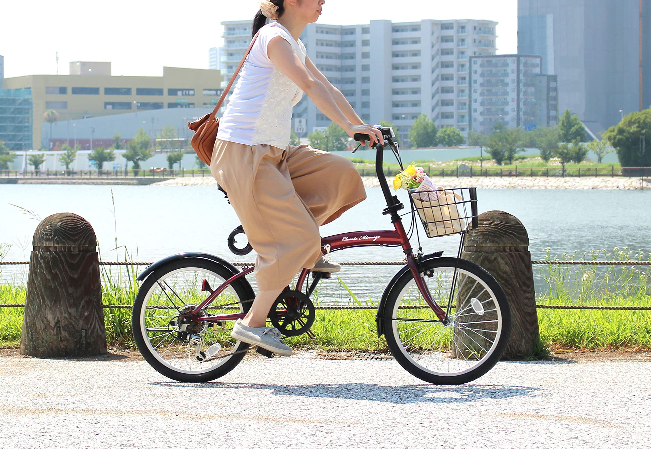 Amazon | ミムゴ(MIMUGO) ClassicMimugo 20インチ折りたたみ自転車 