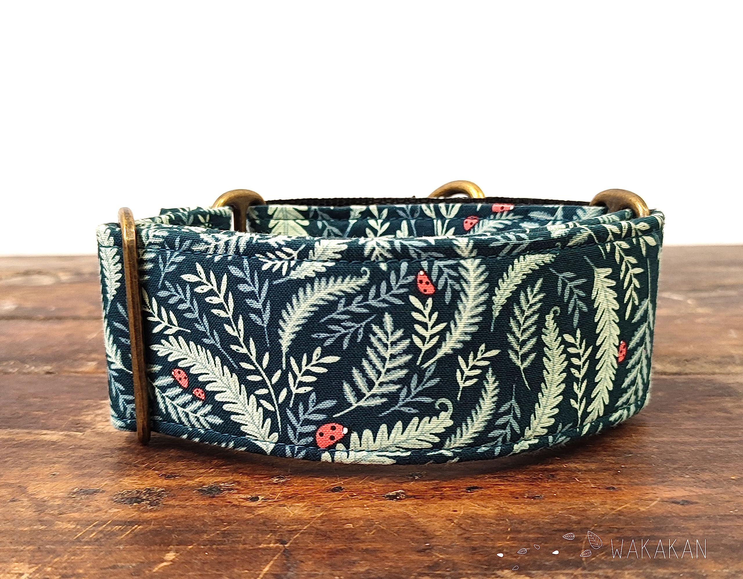 Collar Martingale Para Perro: LadyBug 2, Hecho a Mano en España por Wakakán