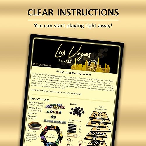 Miniatura 4 de Ravensburger Juego de mesa de estrategia de Las Vegas Royale para edades de 8 años en adelante - Edición de 20 aniversario Alea