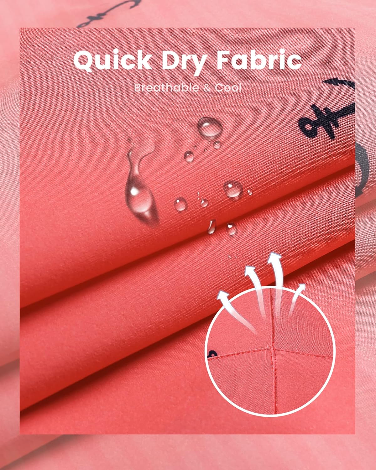 maamgic 2 in 1 Mens Swim Trunks 7 Inch Swim Shorts Swim Suits Board Shorts - Image 4