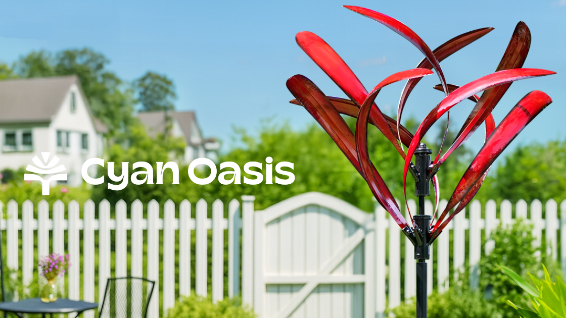 Amazon.com: Cyan Oasis 82 inch Wind Spinners Outdoor - Extra Large