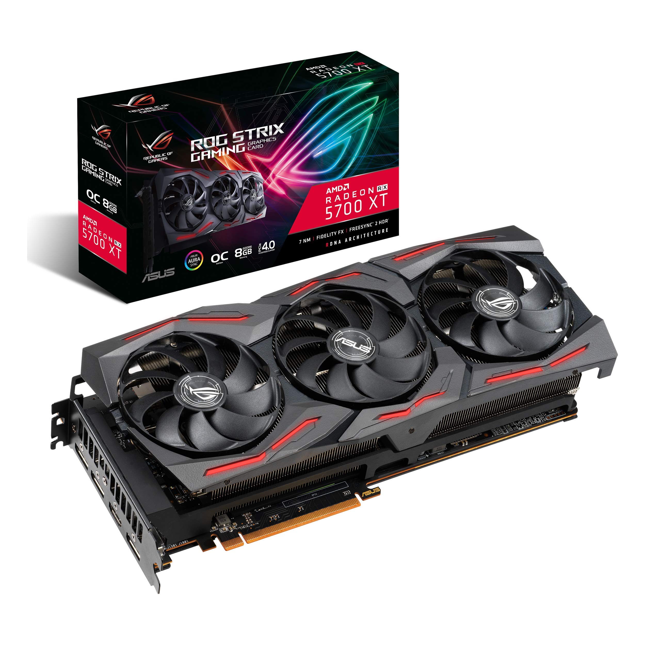 Amazon.com: ASUS ROG Strix AMD Radeon RX 5700XT Overclocked 8G