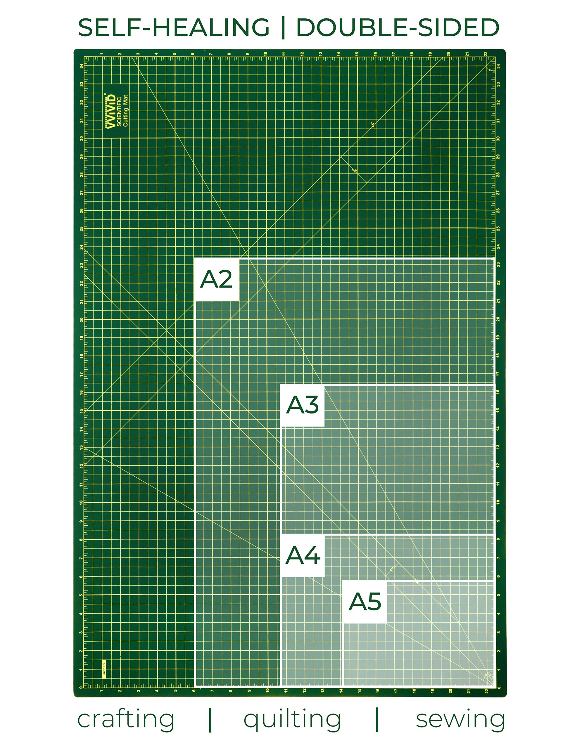 Art Alternatives Self-Healing Cutting Mat, 9 in x 12 in, Double-Sided