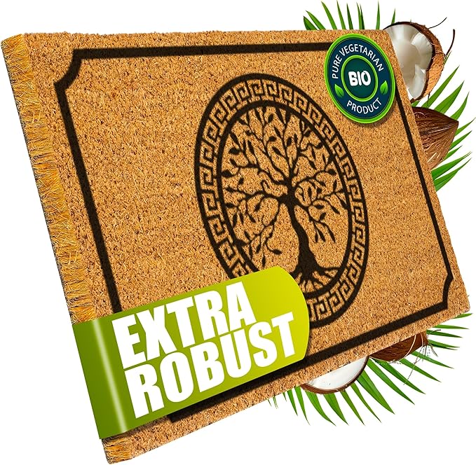 Decovetro Paspas Hayat Ağacı Desenli Kapı Önü Paspası