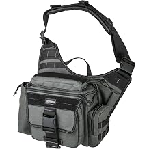 Maxpedition Jumbo Novo Plus Versipack, 10.6L Sling Bag 0510W, Wolf Gray