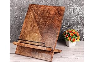 Wooden Cookbook Stand: A Culinary Masterpiece