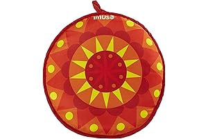 IMUSA USA MEXI-10007 Sunburst Cloth Tortilla Warmer 12-Inch, Yellow/Red/Orange: The Perfect Accessory...