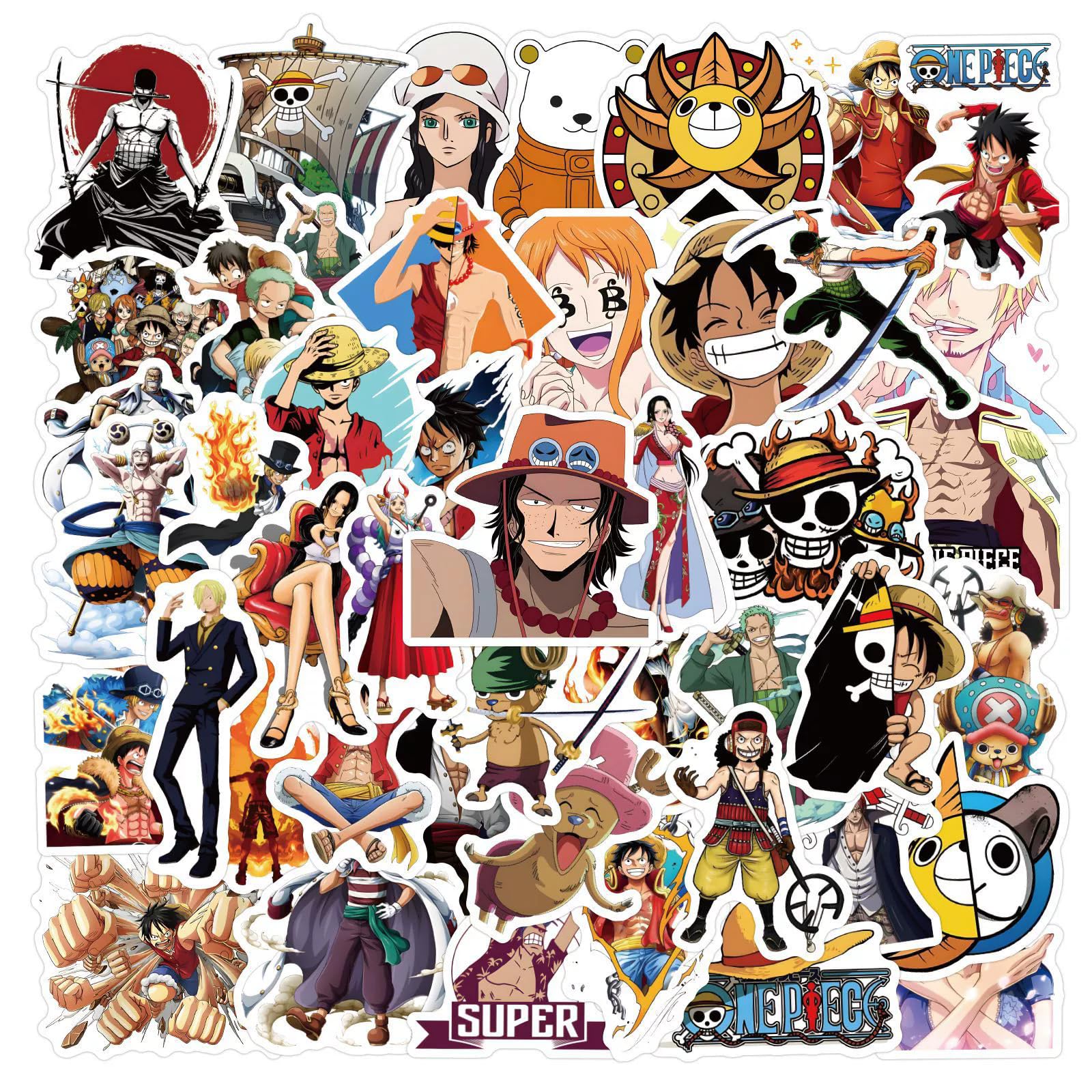 Cool Anime Stickers for Kids, Children's Anime Stickers for Water Bottles,Laptop,Birthday Party Supplies Party Decorations Party Favors, Teens,Girls (hzw)
