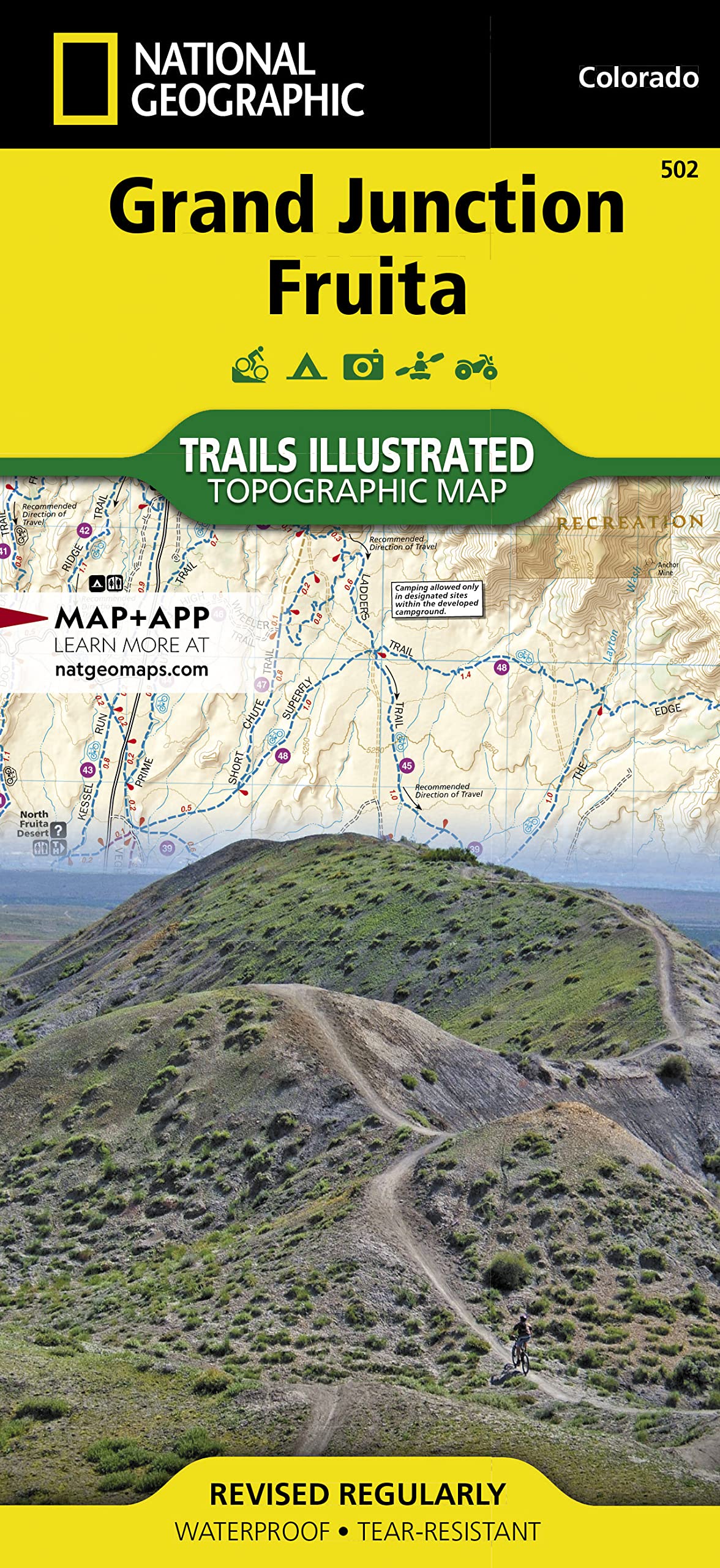 Grand Junction, Fruita Map (National Geographic Trails Illustrated Map, 502)