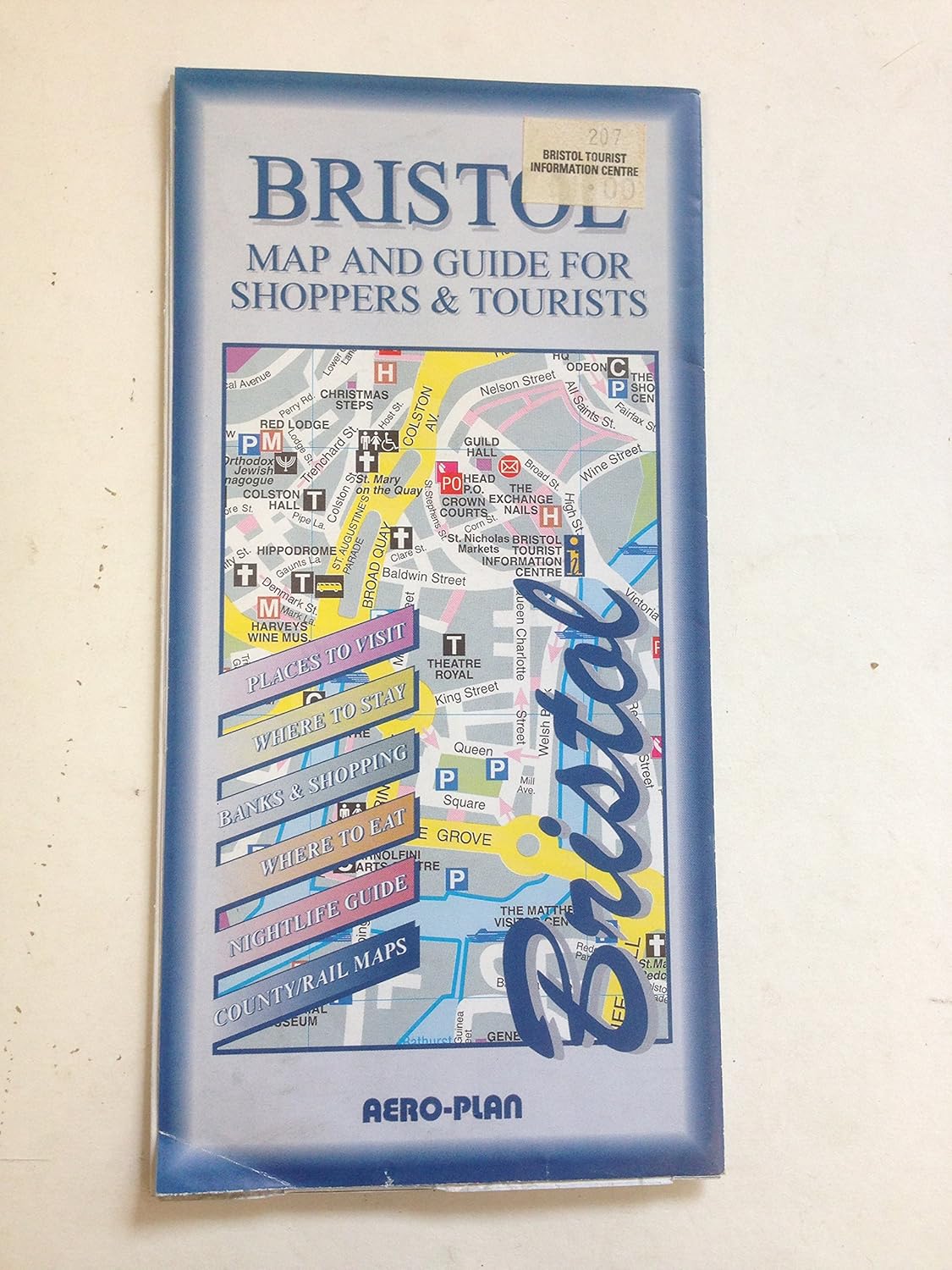 Amazon Bristol Map and Guide for Shoppers and Tourists World