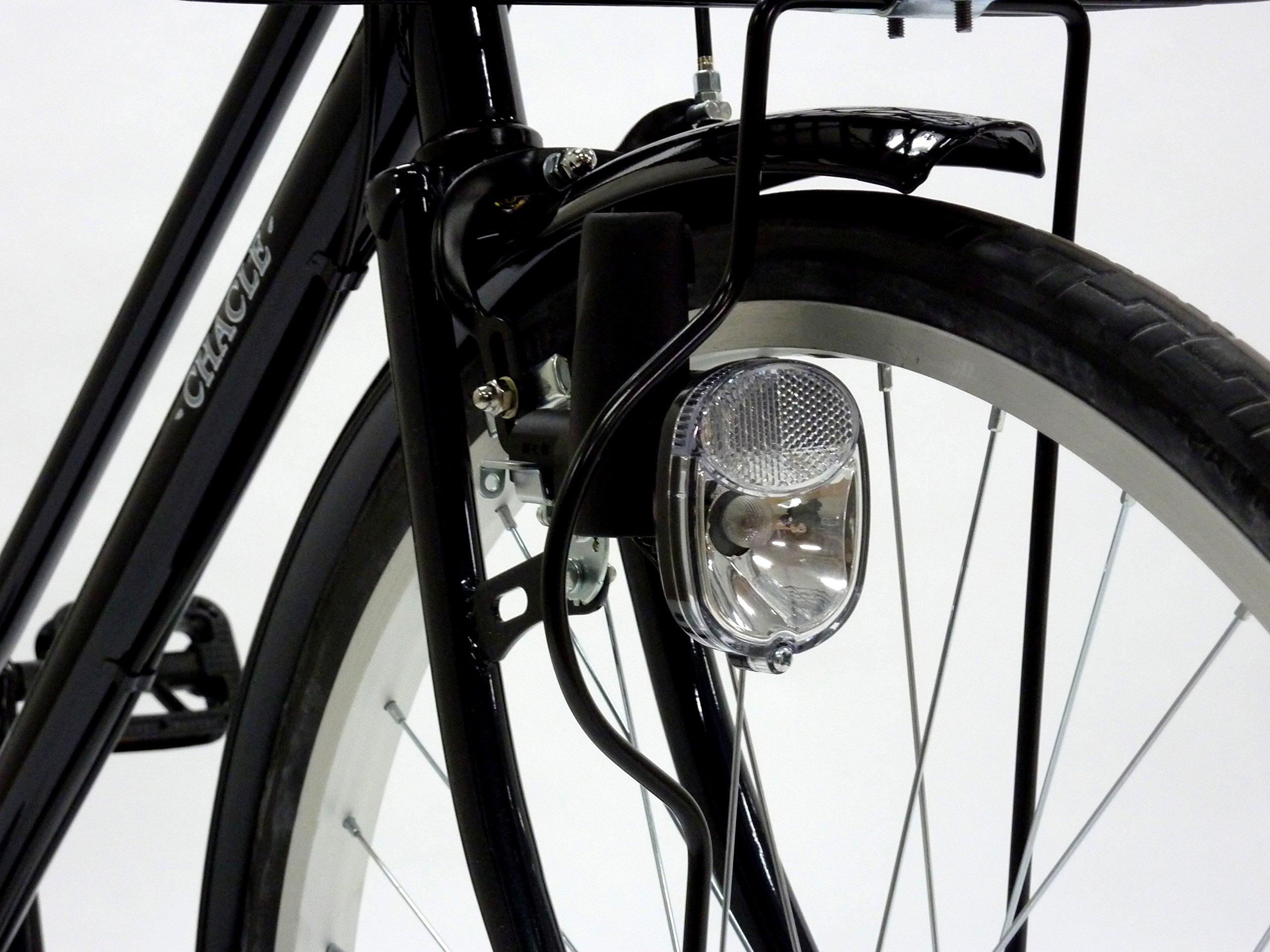 美品　CHACLE	16 インチ 6段　ノーパンク　重量12k　水色 ノーパンク自転車 チャクル SEAKLITE ネイビー CC276SK_HDR_BAA [外装6