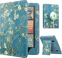 Vista 13 de MoKo - Funda para Kindle Paperwhite de 7"/6.8" (11ª/12ª generación) y Kindle Colorsoft Signature Edition, funda delgada de poliuretano con encendido