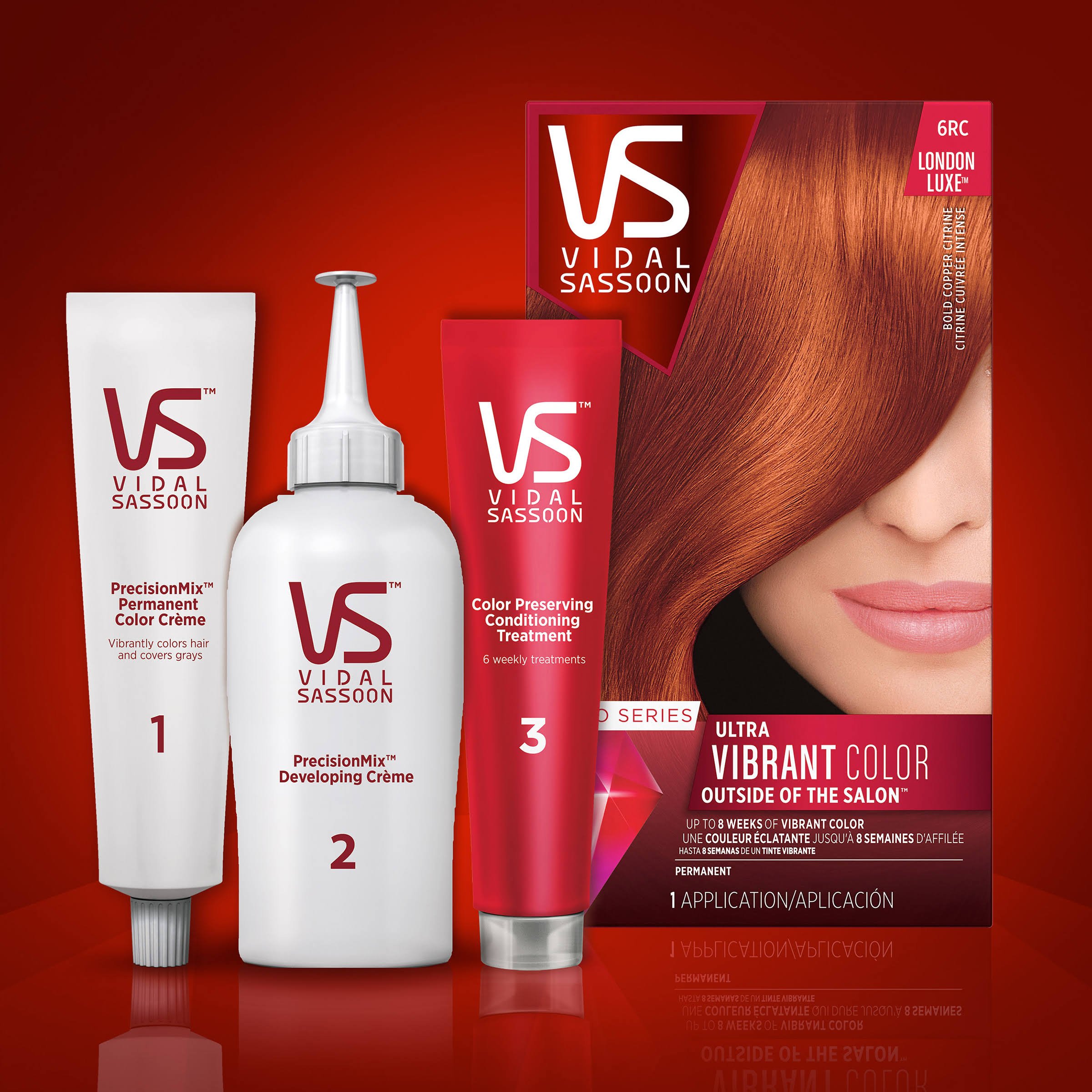 Amazon.com : Vidal Sassoon Pro Series London Luxe Hair 6RC Bold