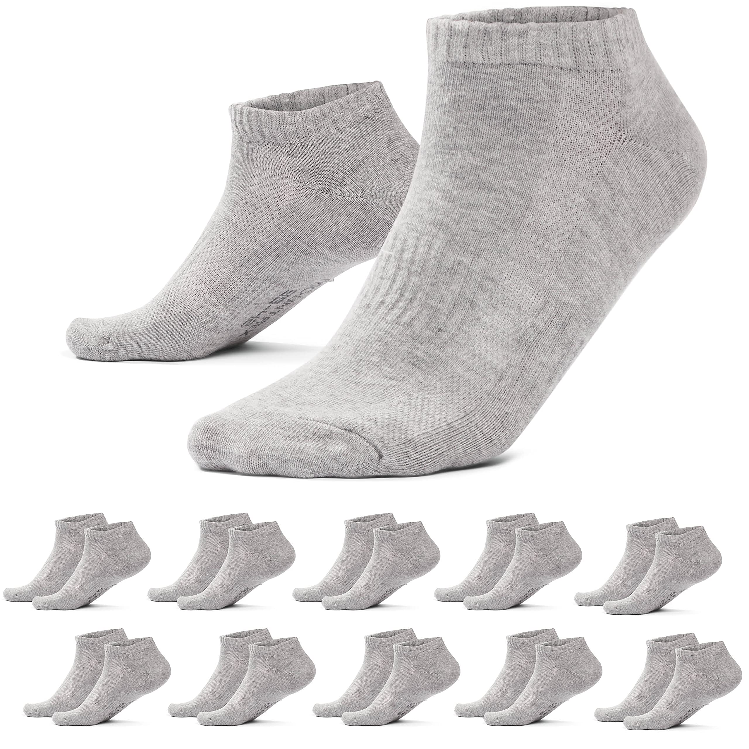 MOUNTREX Sneaker Socken Damen & Herren (10 Paar) Kurze Socken, Sneakersocken
