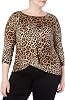 AGB Womens Twist Front Top
