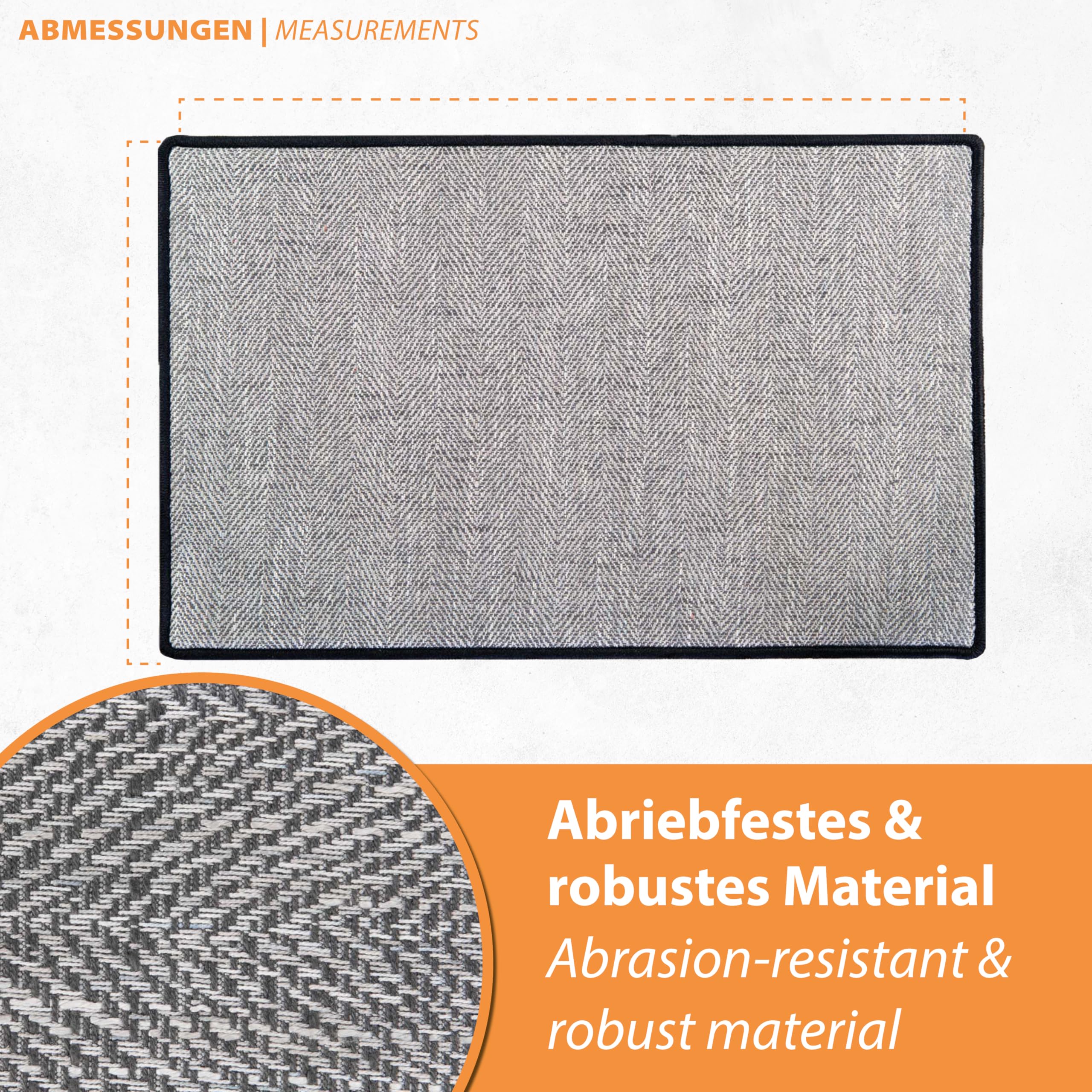 Mi-Heat Fashion Gray grau 50x75cm Infrarot Heizmatte - schreibtischheizung infrarot schreibtischheizung Fußheizung Schreibtisch heizmatte schreibtisch Homeoffice Arbeitszimmer