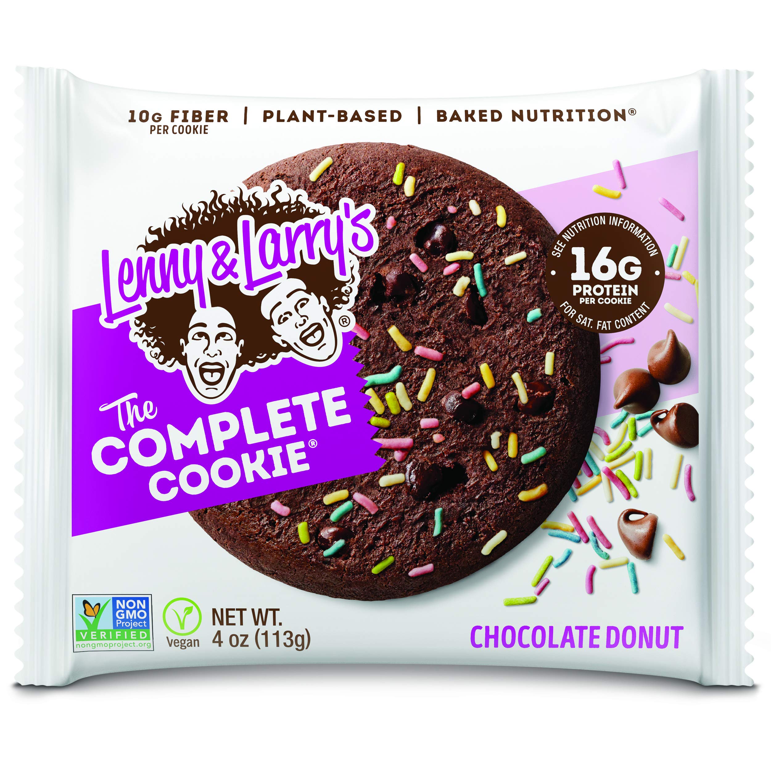 Lenny Larry's The Complete Cookie Chocolate Donut Soft Baked 16g  | amzdealz