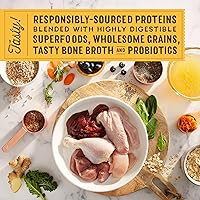 Vista 3 de Stella & Chewy's SuperBlends Mezcla cruda de granos sanos Receta de pollo y pato libres de jaula con superalimentos, bolsa de 21 lb