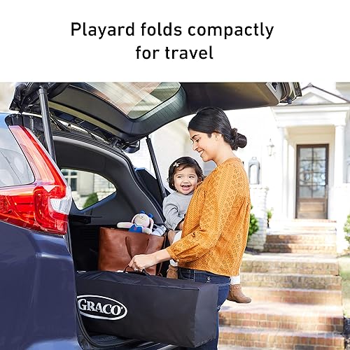 Miniatura 3 de Graco Pack 'n Play FoldLite Playard | Paquete de viaje ligero con plegado fácil y compacto, Remi
