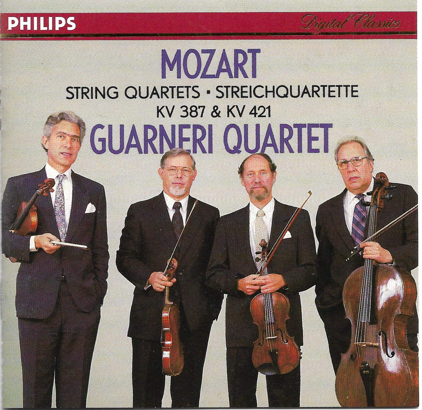 Mozart: String Quartets K 387 [Audio CD] Guarneri String Quartet;