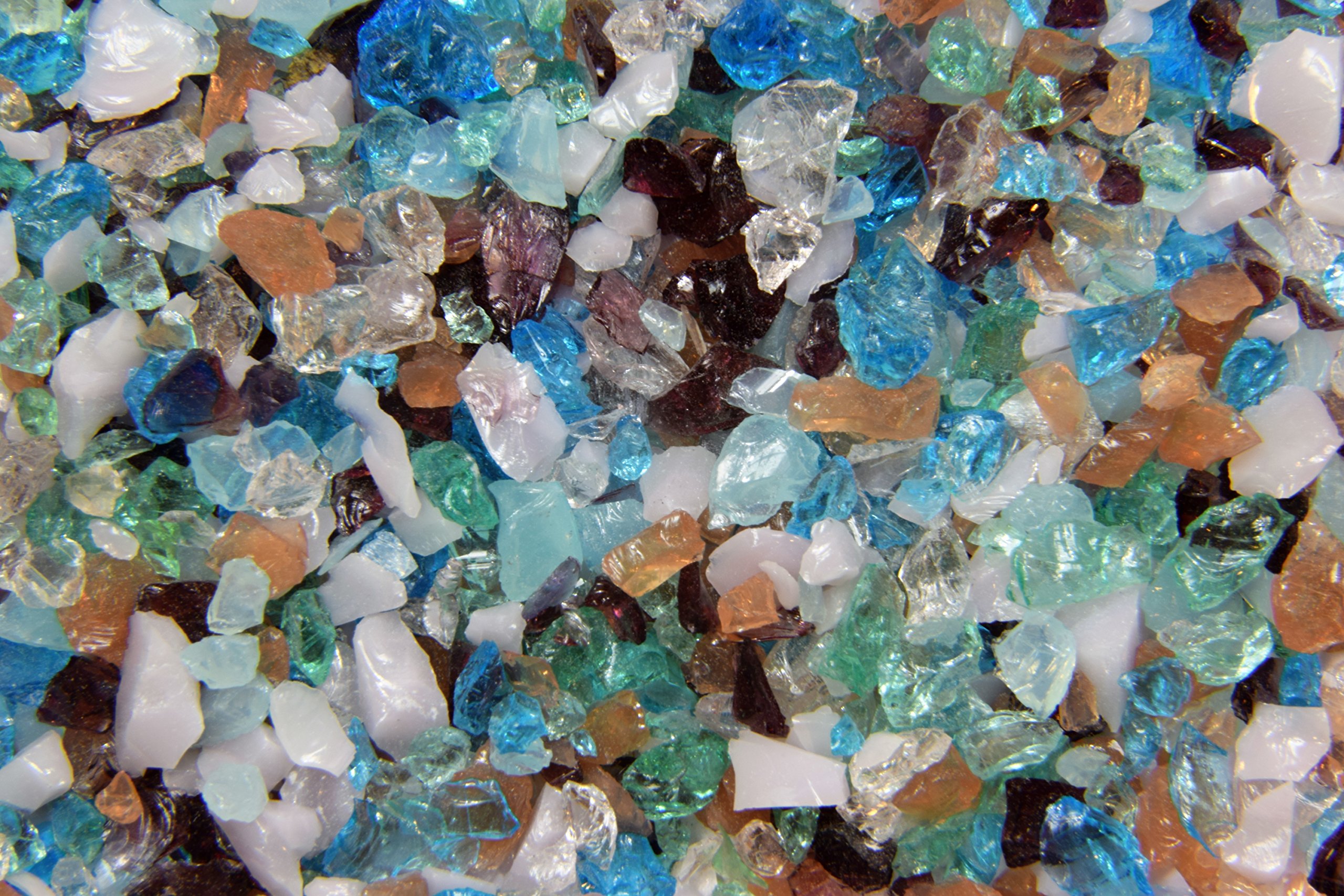 Devardi Glass Lampwork, COE 104 Frit - Beach Pebbles - 4 Ounces, Size 1-2