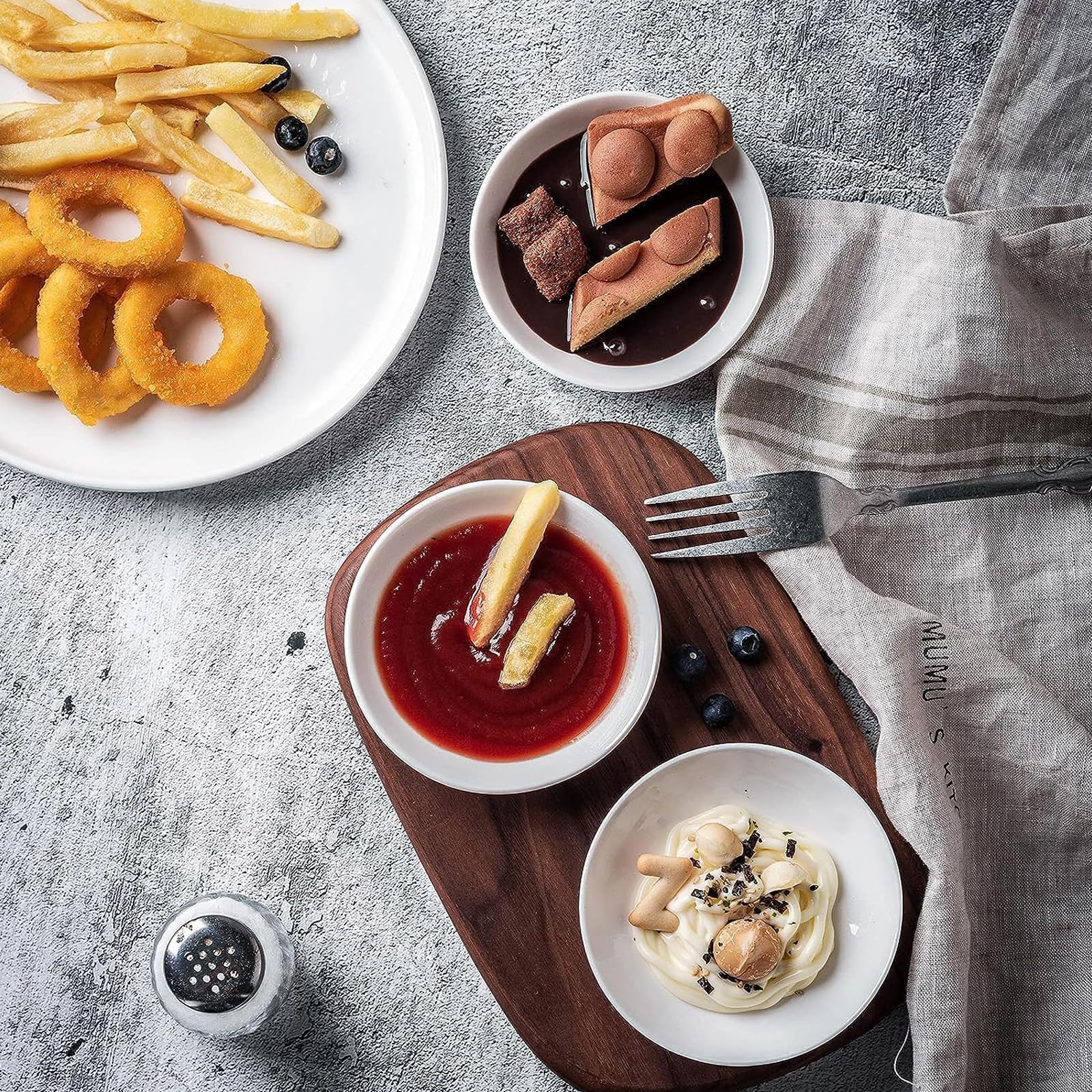 Lot De 20 Mini Bols à Sauce WideSmart 8,8 Cm – Parfaits Pour Tapas, Sauce Soja & Dips !