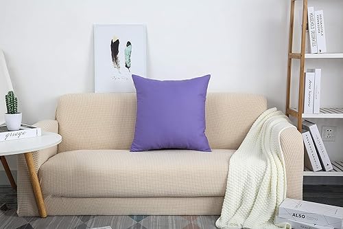 Miniatura 7 de TangDepot - Funda de almohada hecha a mano 100% lona de algodón, Algodón, Violeta