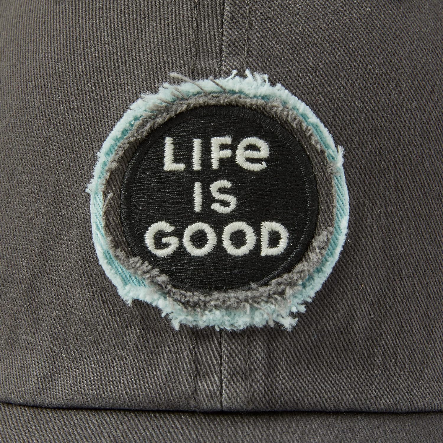 Life is Good Tattered/Sunworn Chill Cap Baseball Hat, Multiple Styles, Multiple Colors, One Size
