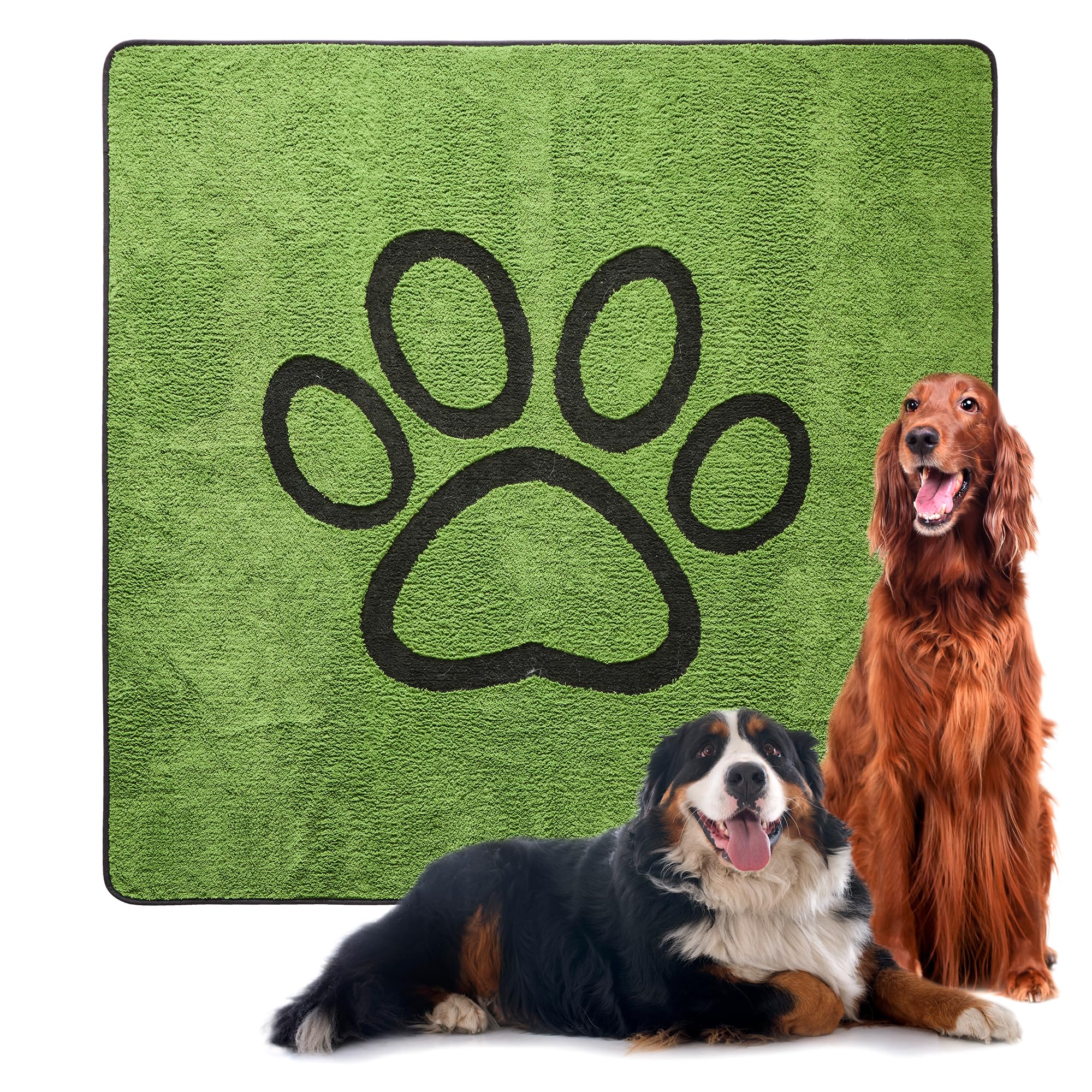 Qeils Reusable Dog Pee Pads, Washable Puppy Pads, Leak-Proof 72"x72" 1 Pack