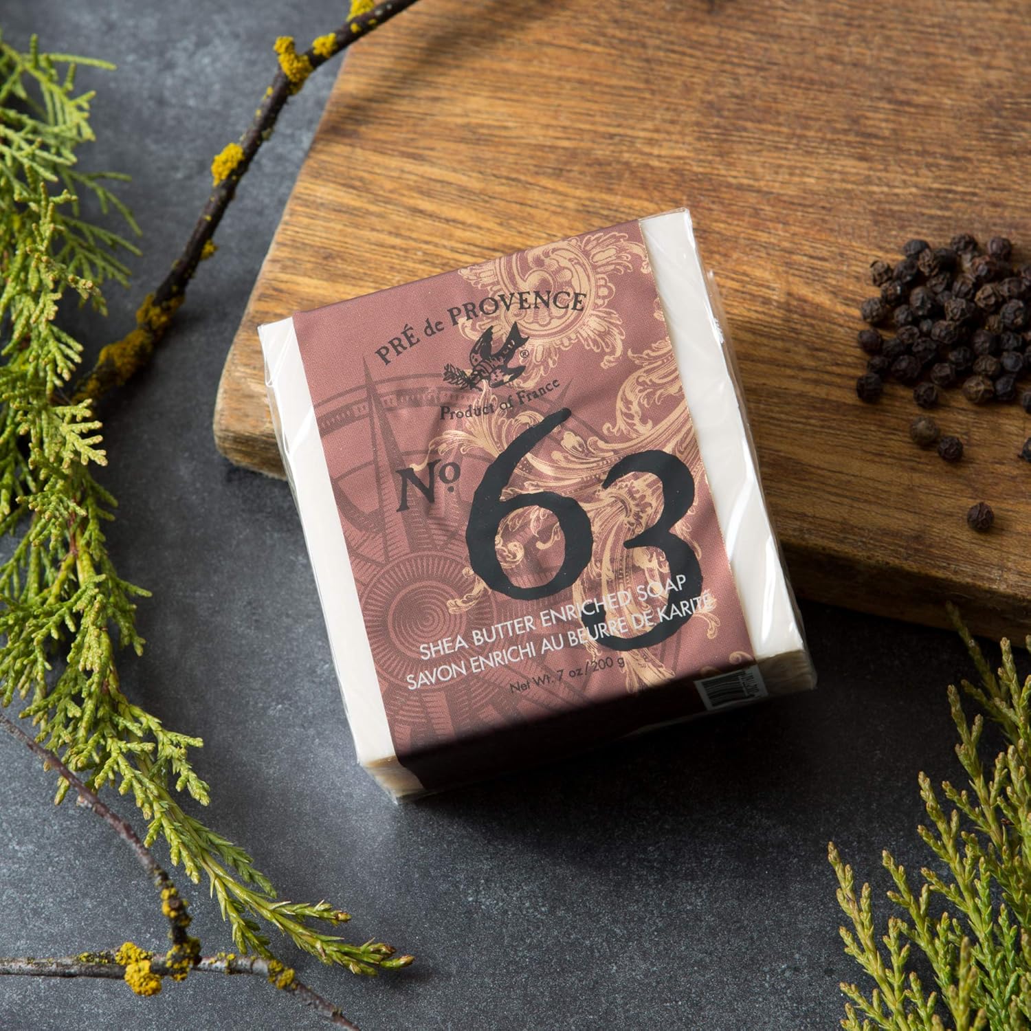 Pre de Provence No.63 Men's Collection, Soap Cube - Image 2