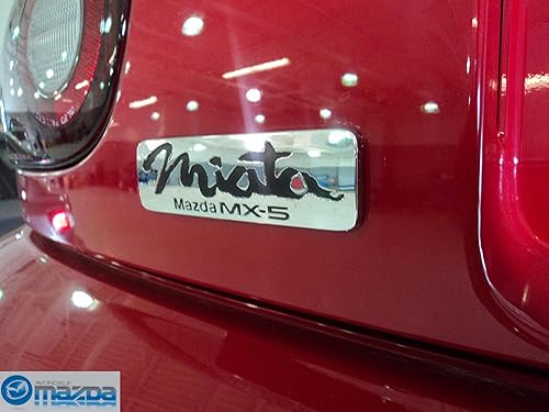 MAZDA MX-5 MIATA 1990-1997 NUEVO EMBLEMA TRASERO OEM MIATA CARTAS NEGRO