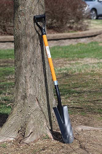 Miniatura 6 de Ashman 4 palas variadas (4 piezas)  Agarre de mango D de 41 pulgadas de largo  Pala redonda, pala cuadrada, pala de drenaje y pala de pala  Palas