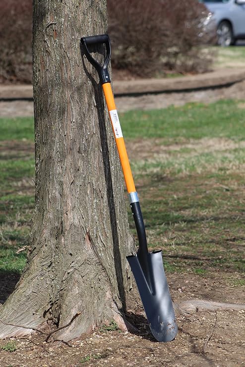 Ashman Assorted Shovels (6 Pcs), 41-Inches Large Handle Digging Shovel; Transfer Shovel; Trenching Spade Shovel; Drainage Spade Shovel; and 27-Inches Short Handle Digging Shovel; and Transfer Shovel.