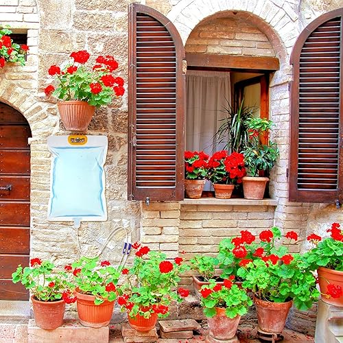 Miniatura 7 de Sistema de goteo IV de 3 piezas de 3,5 L - Válvula de control ajustable para plantas de interiorexterior