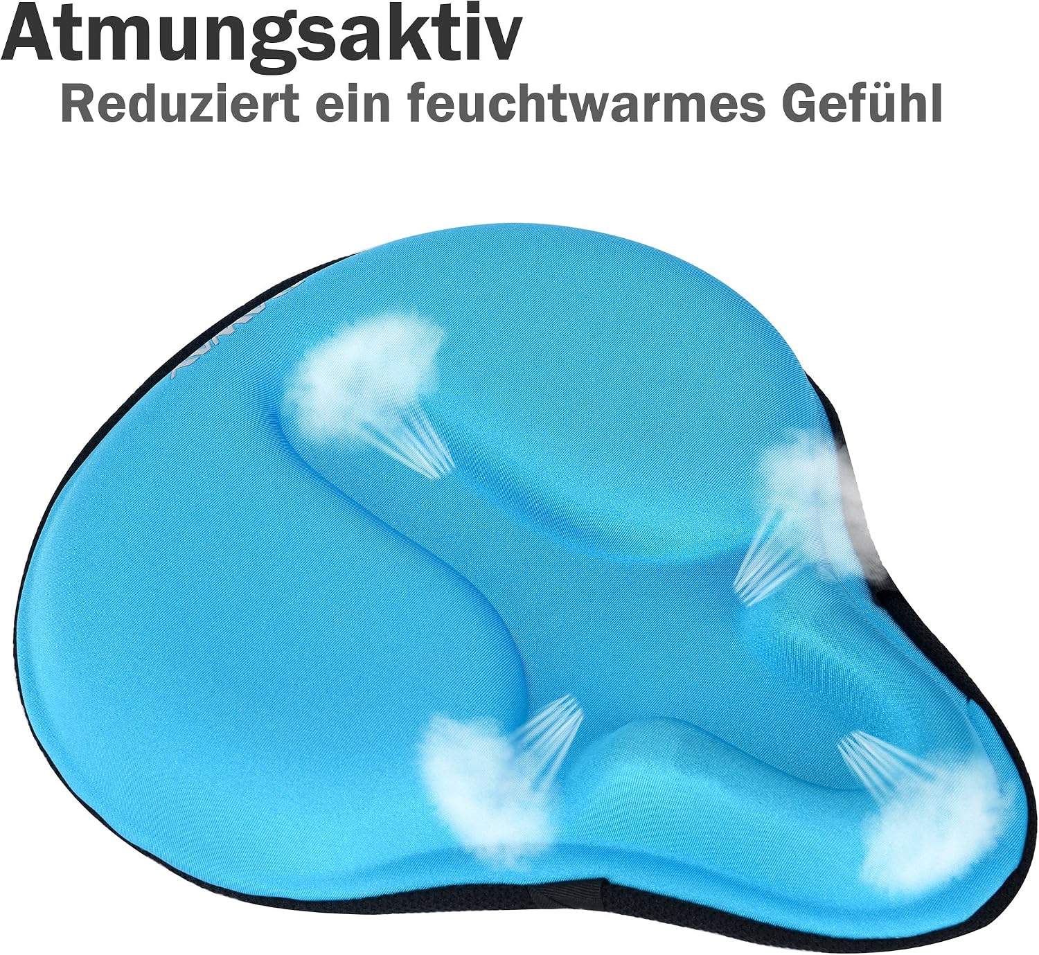 Daway C6 Comfortable Bicycle Saddle Cover with Foam Gel Padding, blue, 30 x 27 x 5cm - Image 5