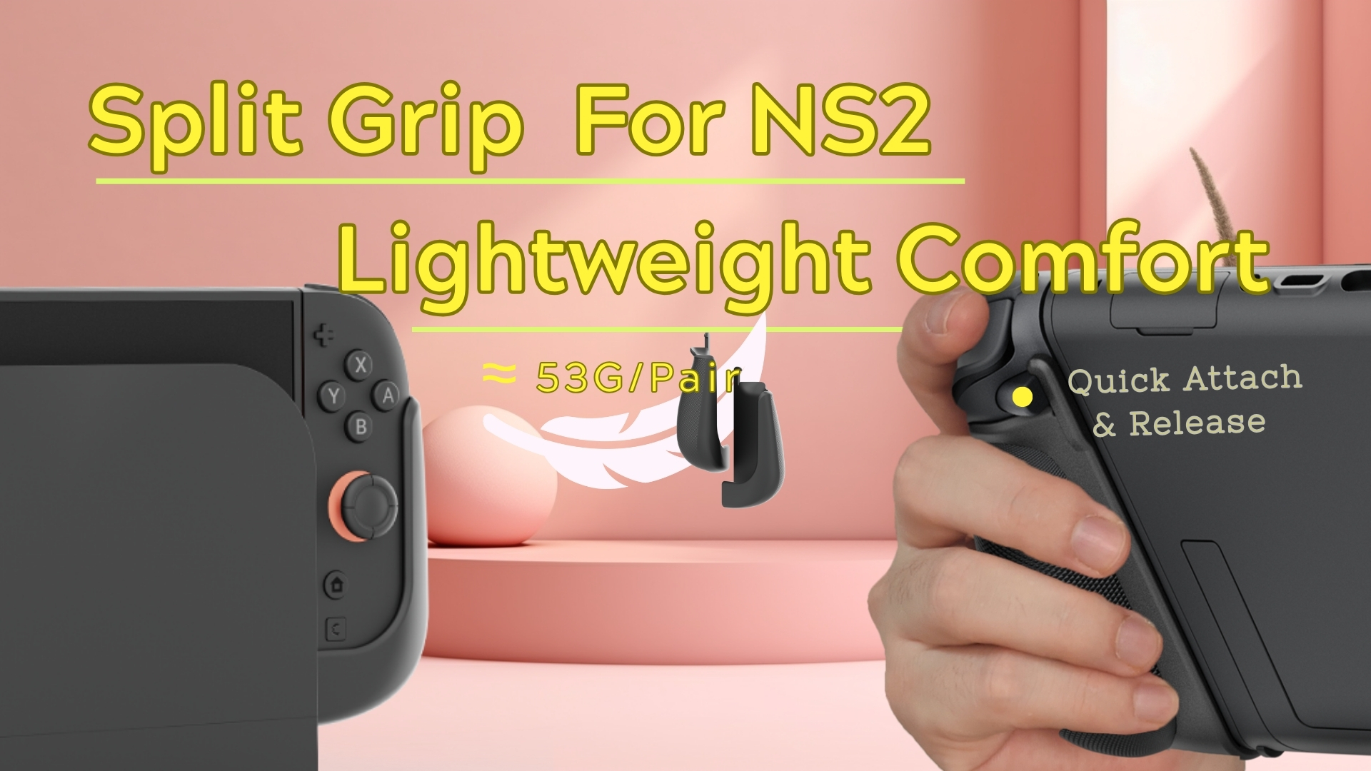 Amazon.com: MystiForge Split Grips for Nintendo Switch 2 Joycon 2